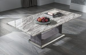donatella grey marble coffee table
