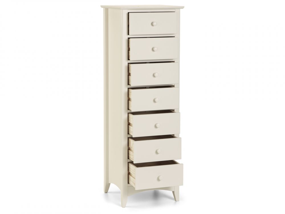 Cameo White 7 Drawer Chest Of Drawers