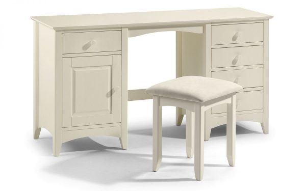 cameo white dressing table and stool