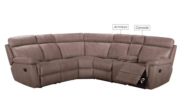 baxter brown corner recliner group sofa