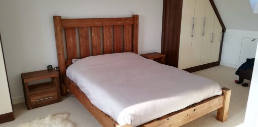 Brazil Solid Pine Double Bed Frame