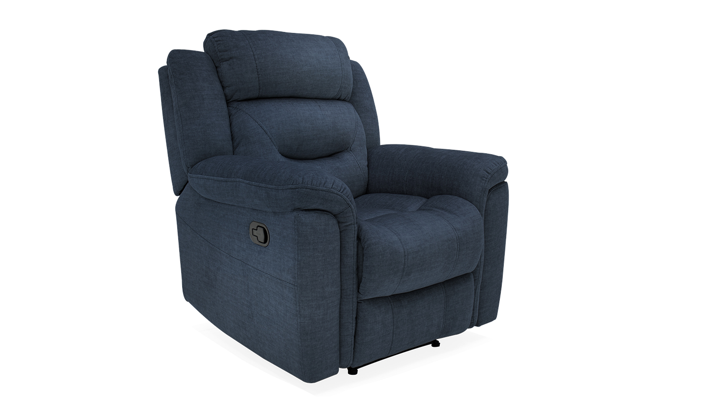 Dudley Blue 1 Seater Recliner