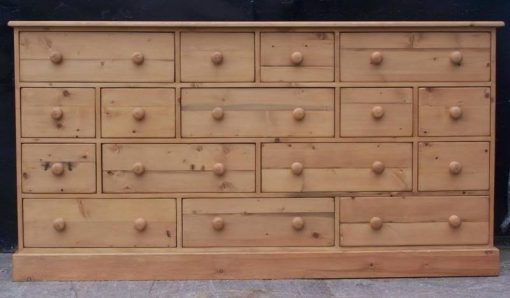 Napoli Solid Pine 16 Drawer Multi Chest