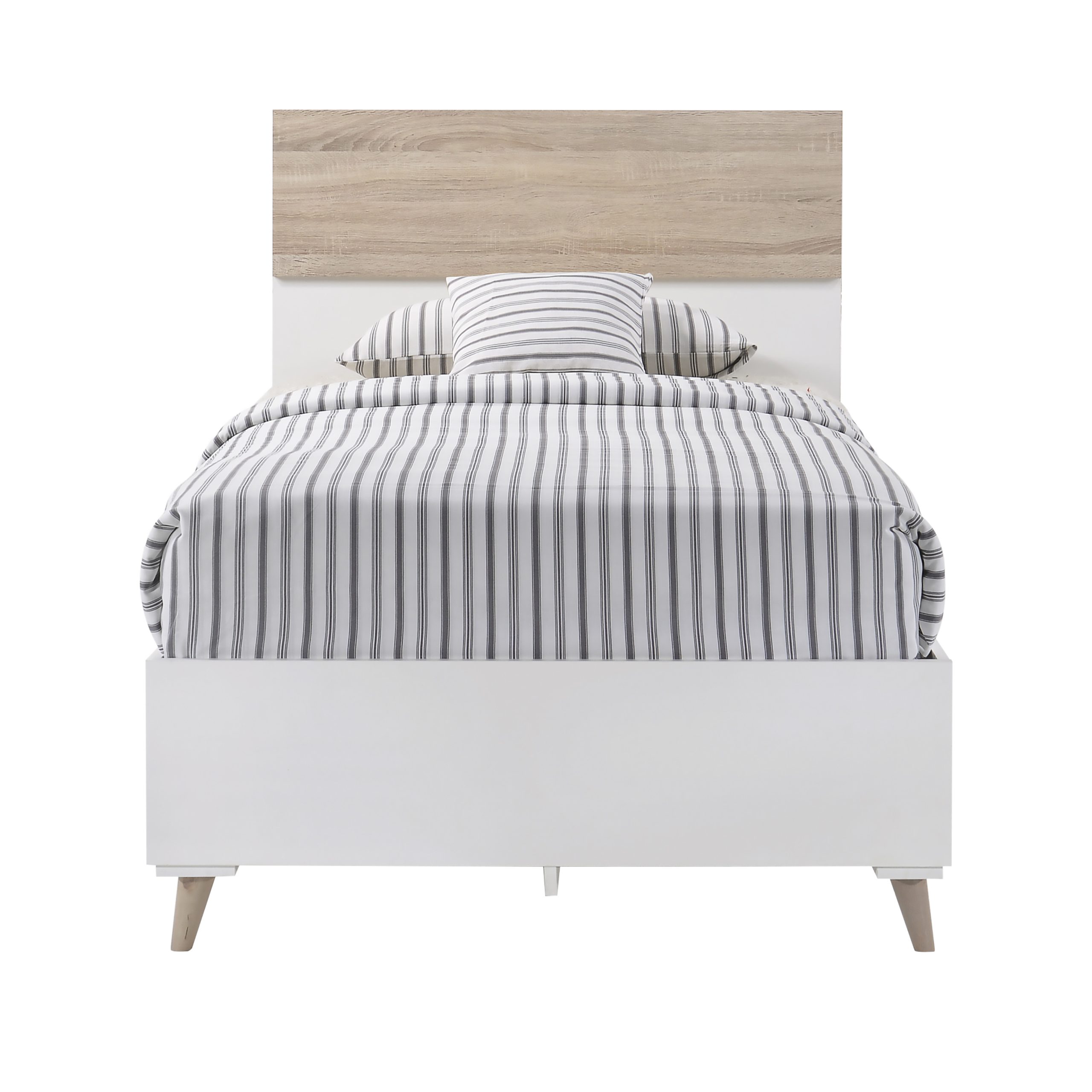 Stockholm White Single Bed Frame