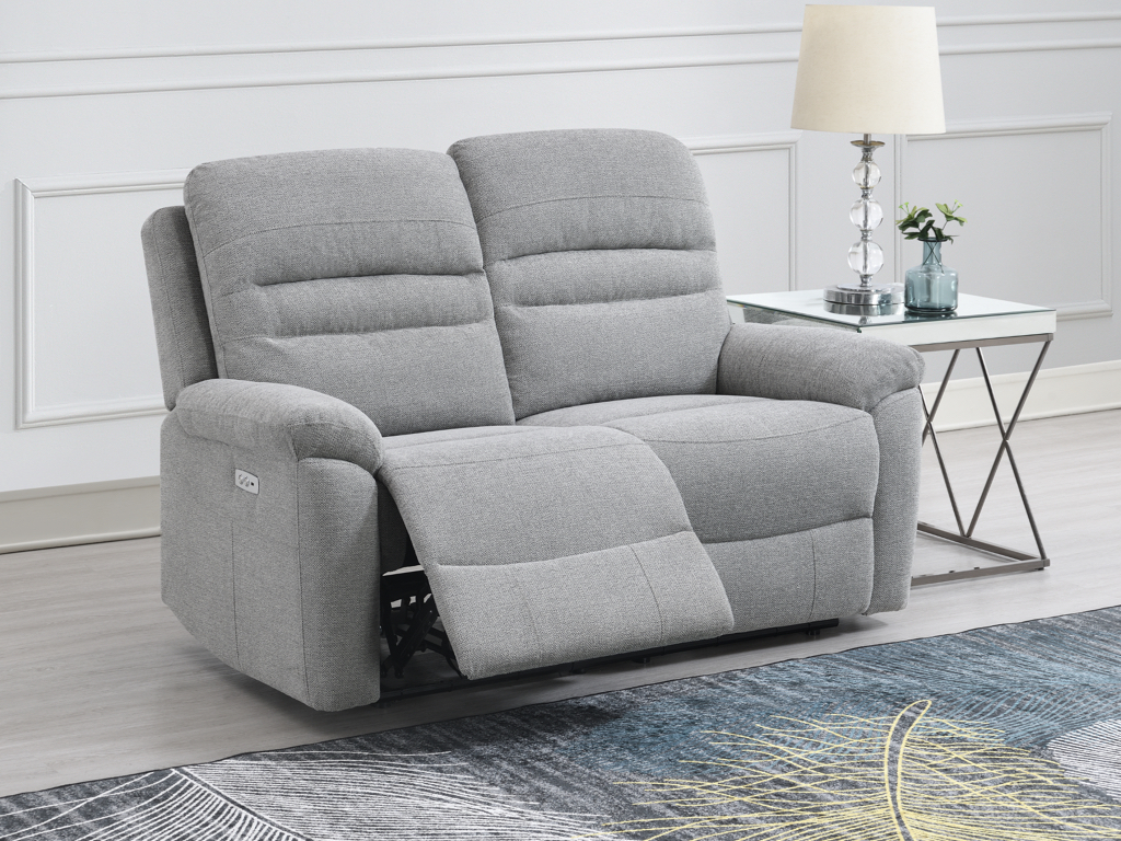 Belford Electric Grey 2 Seater Recliner