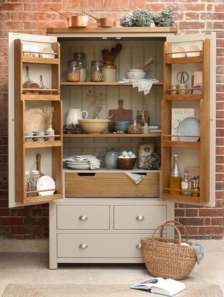 Chepstow Solid Wooden Painted Larder