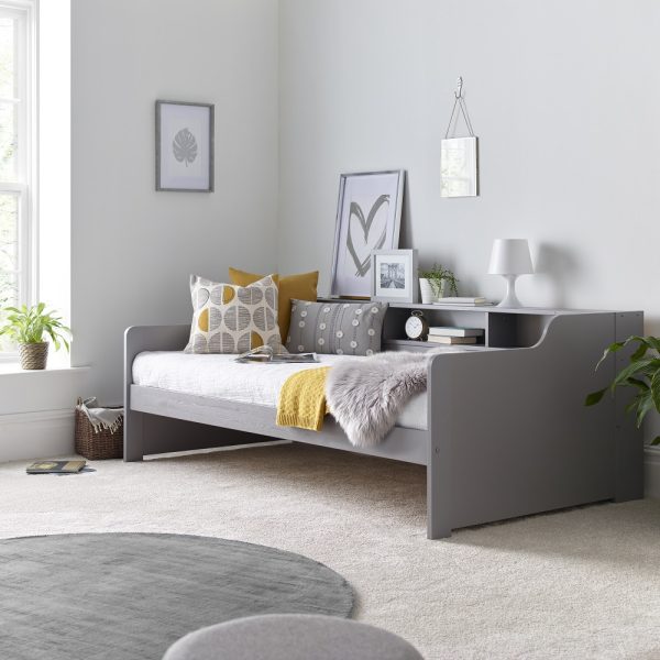 tyler grey guest bed without trundle under