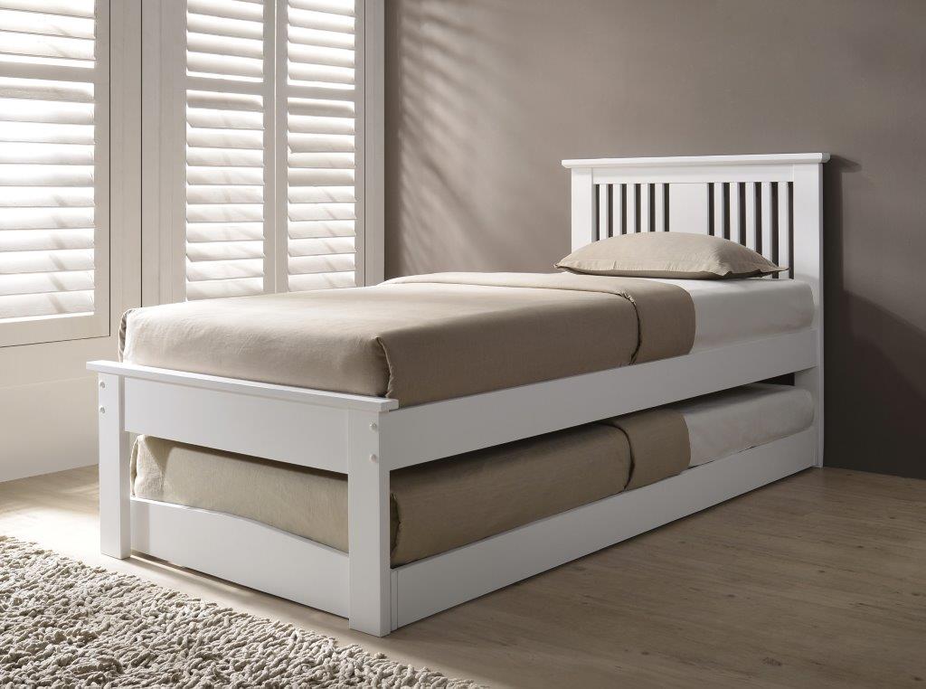 Halkyn White Single Guest Bed