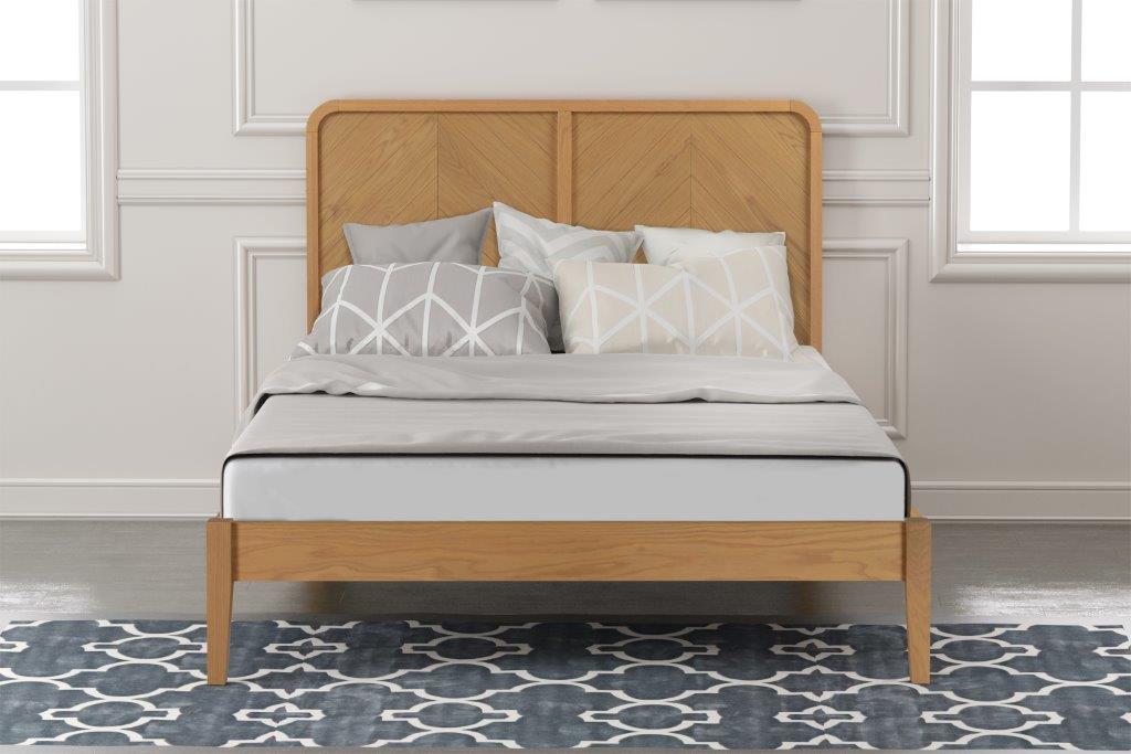 Whelston Oak Kingsize Bed Frame