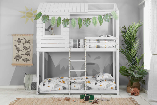 Advenuture White Wooden Bunk Bed