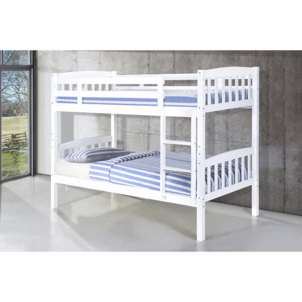 ashbrook white wooden bunk bed