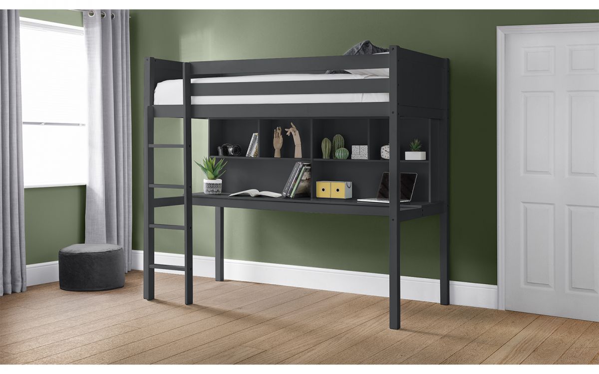 Titan Anthracite Highsleeper Bed