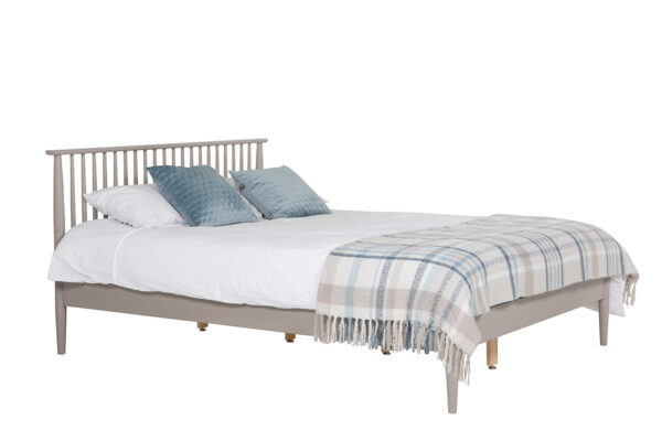 Alesta Grey Wooden Bed Frame