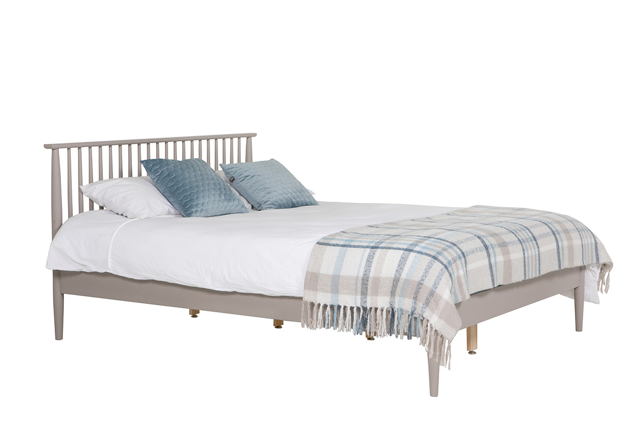 Alesta Grey Double Bed Frame