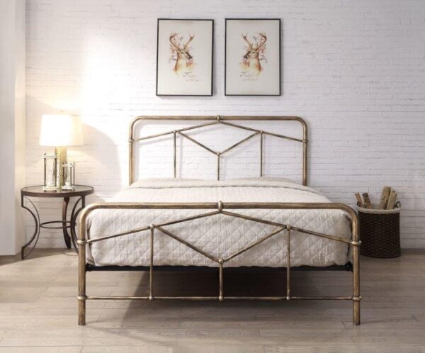 Axton Antique Bronze Kingsize Bed Frame