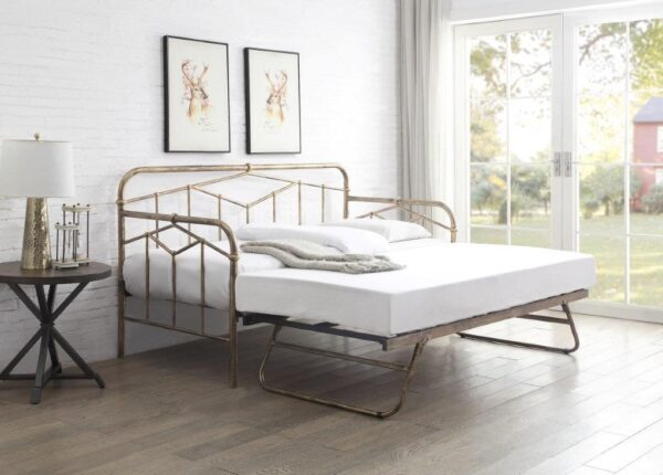 Axton Antique Bronze Single Guest Bed - Image 4