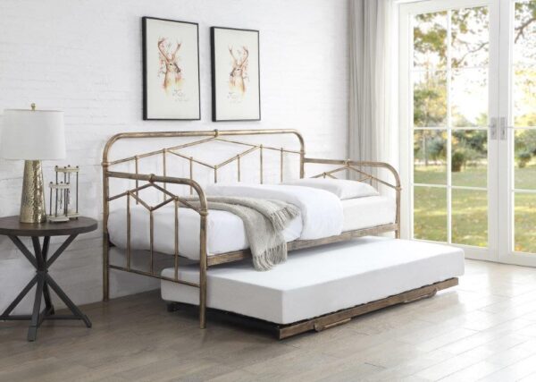 Axton Antique Bronze Single Guest Bed - Image 5