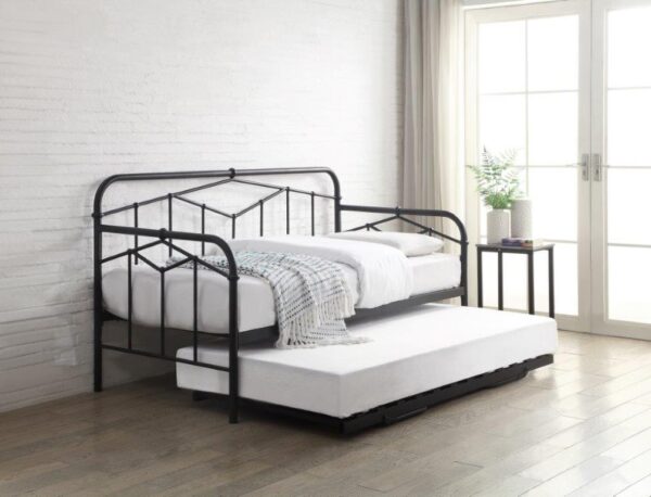 Axton Black Single Guest Bed - Image 2