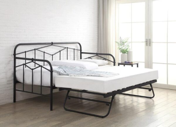 Axton Black Single Guest Bed - Image 3