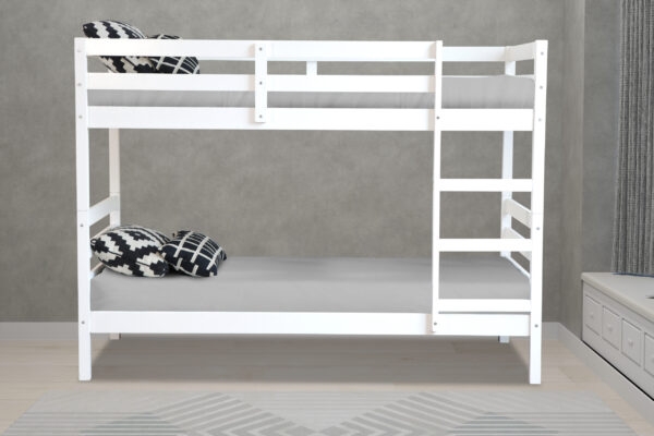 Bailey White Wooden Bunk Bed - Image 3