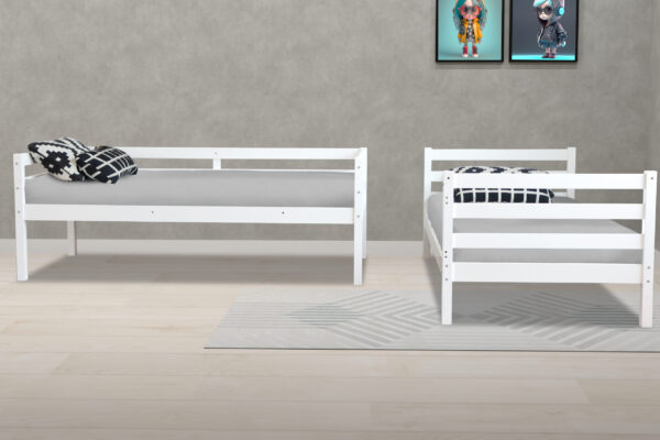 Bailey White Wooden Bunk Bed - Image 2