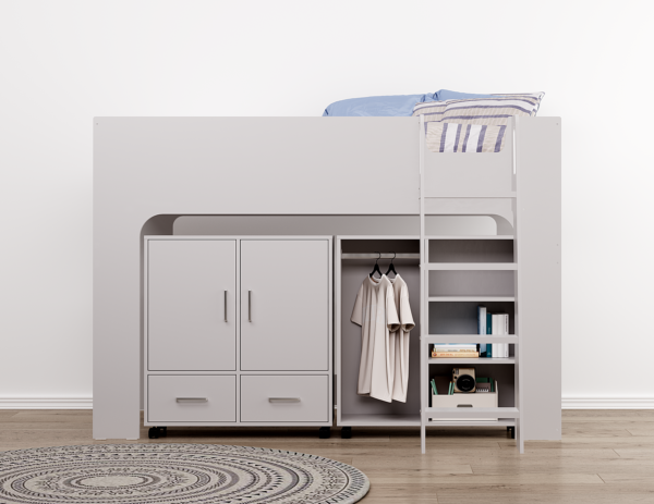 Flintshire Furniture Grey Eden Midsleeper