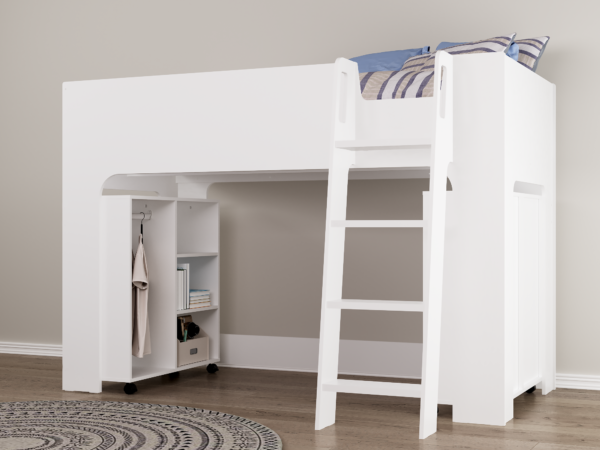 Flintshire Furniture White Eden Midsleeper - Image 2