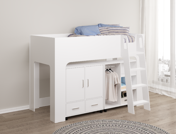 Flintshire Furniture White Eden Midsleeper - Image 4