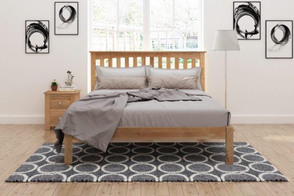 Gladstone Oak Double Bed Frame