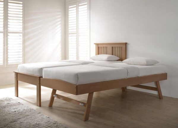 Halkyn Oak Single Guest Bed - Image 3