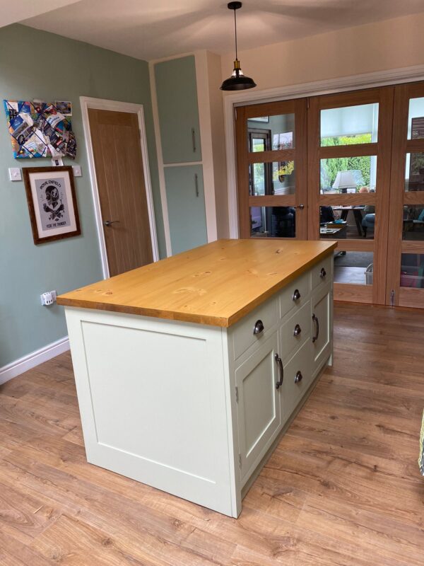 Chester Painted Solid Wooden Kitchen Island - Image 6