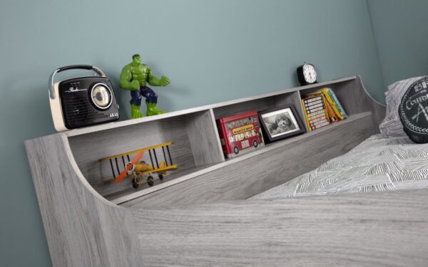 Jupiter Grey Oak Midsleeper Bed - Image 4