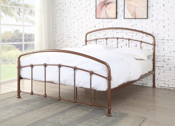 Mostyn Shining Rose Kingsize Bed Frame