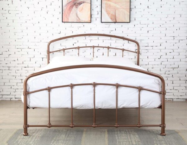 Mostyn Shining Rose Kingsize Bed Frame - Image 2