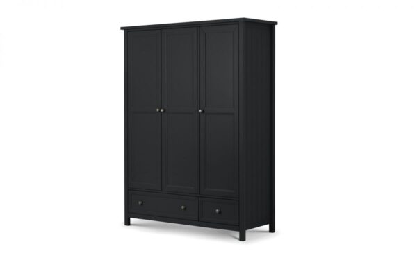 Maine Anthracite 3 Door Combination Wardrobe