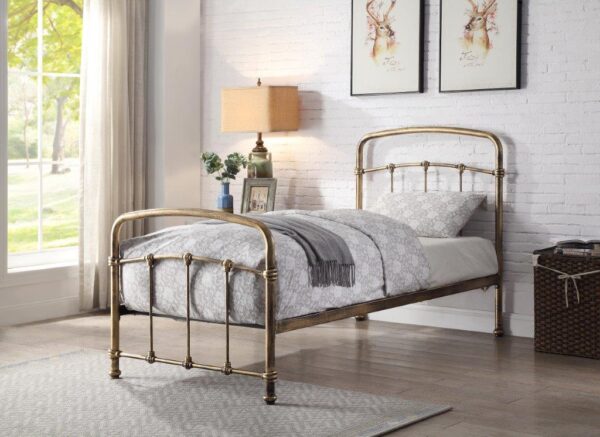 Mostyn Antique Bronze Single Bed Frame - Image 2