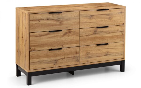 Bali Waxed 6 Drawer Chest - Image 2