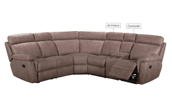 Baxter Brown 4 Seater Corner Recliner - Image 3