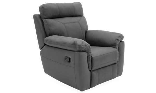 Baxter Grey 1 Seater Recliner Chair - Image 2