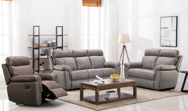 Baxter Grey 3 Seater Sofa - Image 2