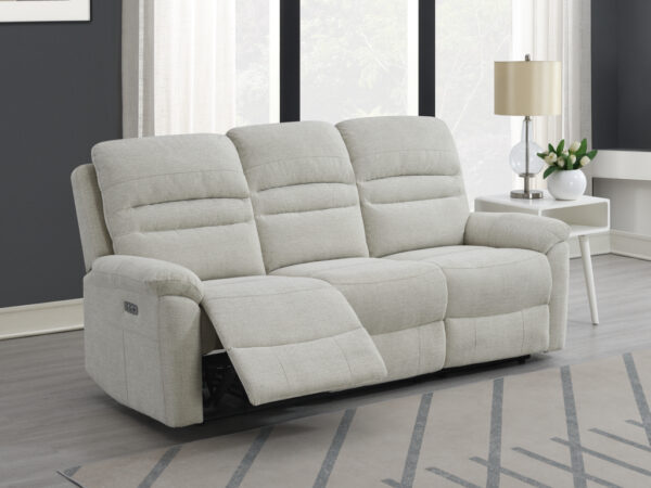 Belford Electric Beige 3 Seater Recliner