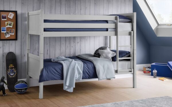 Bella Grey Wooden Bunk Beds