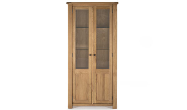 Vida Living Breeze Oak Display Cabinet