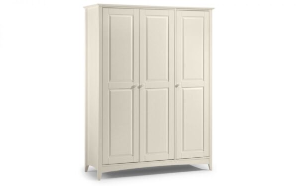 Cameo White 3 Door Wardrobe