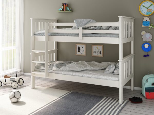 Carra White Bunk Bed