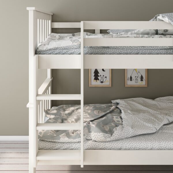 Carra White Bunk Bed - Image 4