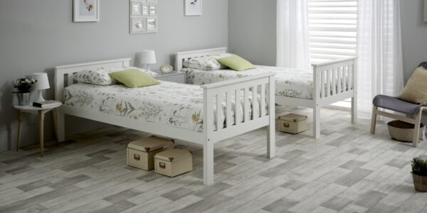 Carra White Bunk Bed - Image 2