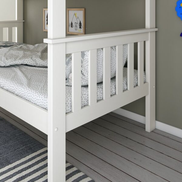 Carra White Bunk Bed - Image 3