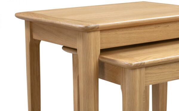 Cotswold Oak Nest Of Tables - Image 2