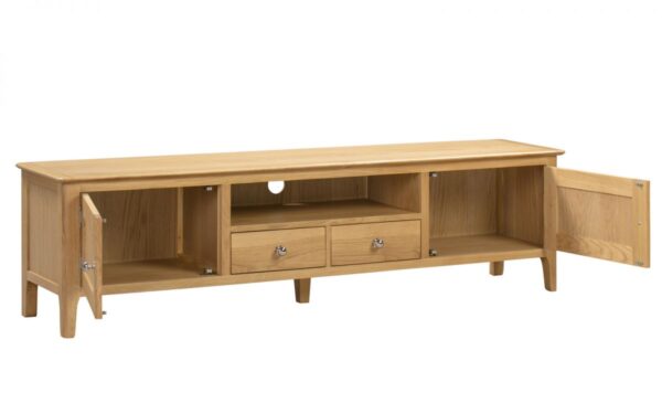 Cotswold Oak Widescreen Tv Unit - Image 2